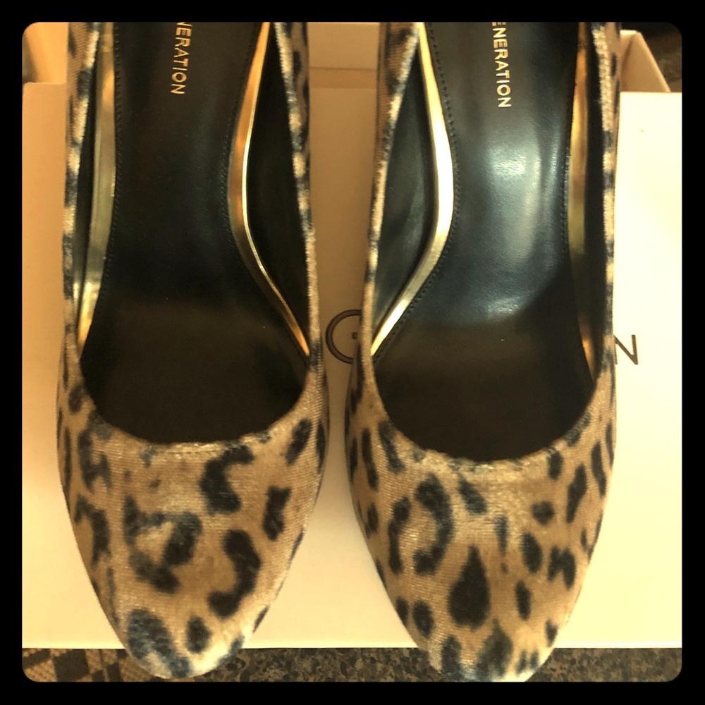 BCBG Leopard Print Heels